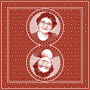 Red Memory Card with portrait of Ayse Isci