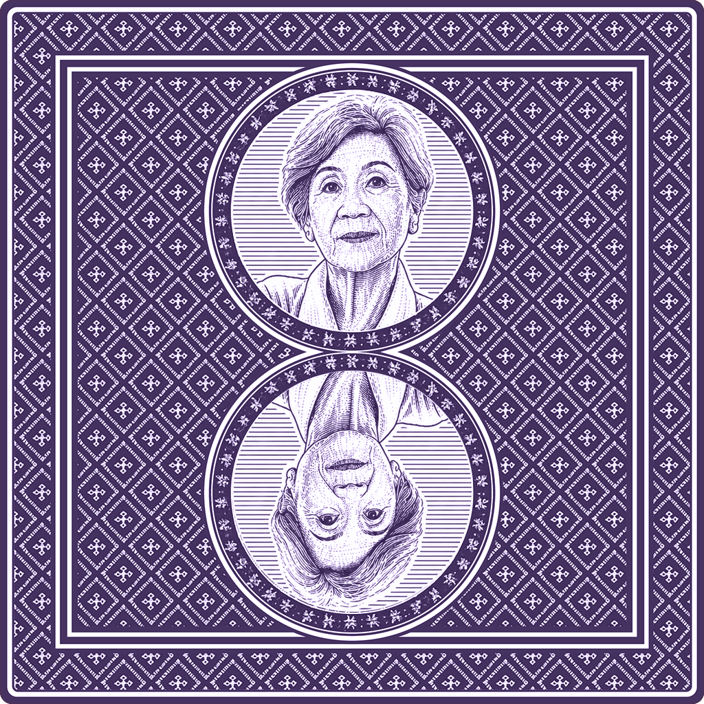 Purple Memory Card with portrait of A nurse advocating Diversity