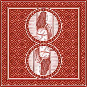 Red Memory Card with portrait of Ban Ying